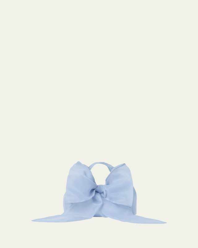 Sheer Bow Clutch Bag